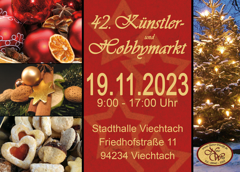 Flyer Künstler & Hobbymarkt Herbst 2023