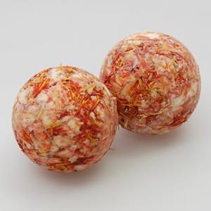 Badebutter - Kugel Saflorblüte / Granatapfel
