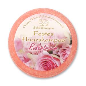 Festes Haarshampoo Rosentraum
