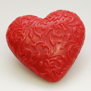 Herzseife Romantik Granatapfel