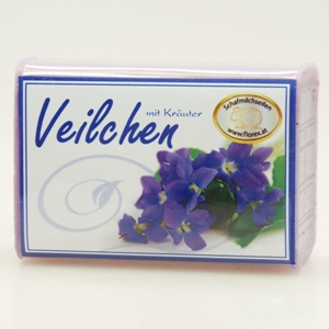 Schafmilchseife Veilchen verpackt